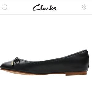 Black Leather Flats